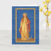 Carte St. Philomena avec Ancre (SNV 051) (Fleur jaune)