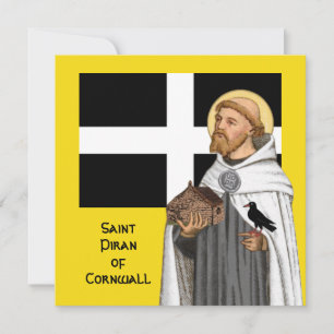 Carte St. Piran de Cornouailles (SAE 01) et son drapeau