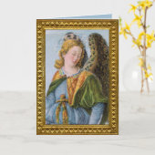 Carte St. Raphael l'Archange (détail; M 017) Vierge (Fleur jaune)