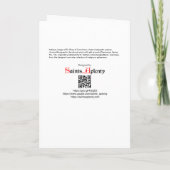 Carte St. Rose de Lima (BK 020) Salutation blanche (Dos)