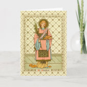 Carte St. Stephen le ProtoMartyr (RLS17) Salutation blan (Devant)