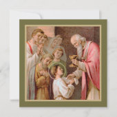 Carte St. Tarcisius recevant l'Eucharistie (BL 02) (Devant)