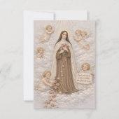 Carte St. Therese 5 Day Novena Prayer Catholic (Devant)