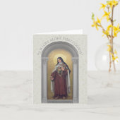 Carte St Therese de l'enfant Jésus (Fleur jaune)
