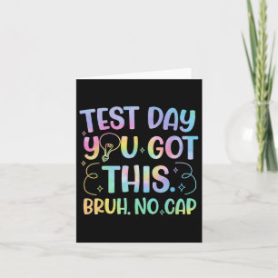 Carte Staar State Test Day Motivation Vous Avez Ce Br