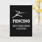 Carte Stabiliser une personne clôturant Fencer Epee (Fleur jaune)