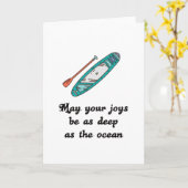 Carte Stabilisez-vous - Idée cadeau actuelle (Fleur jaune)