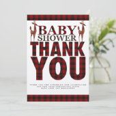 Carte Stade Plaid de bison de bûcheron rustique - Ajoute (Debout devant)