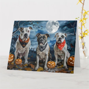 Carte Staffordshire américain Halloween Épouvantable