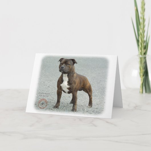 Carte Staffordshire Bull Terrier (Devant)