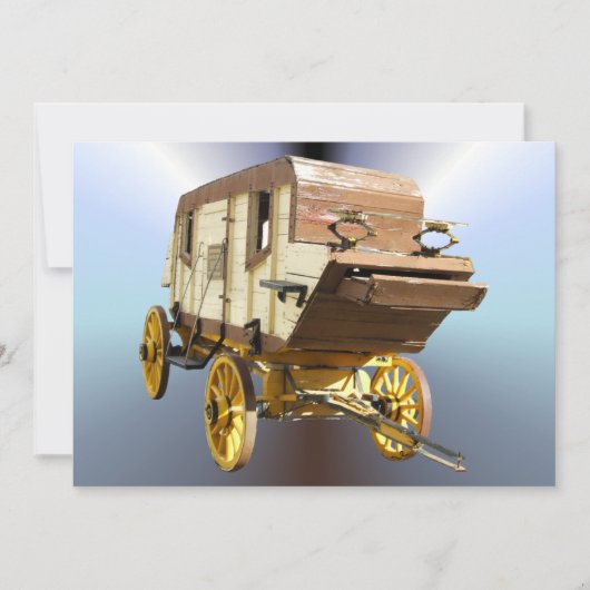 Carte Stagecoach 1860 - Denver Gold Rush (Devant)