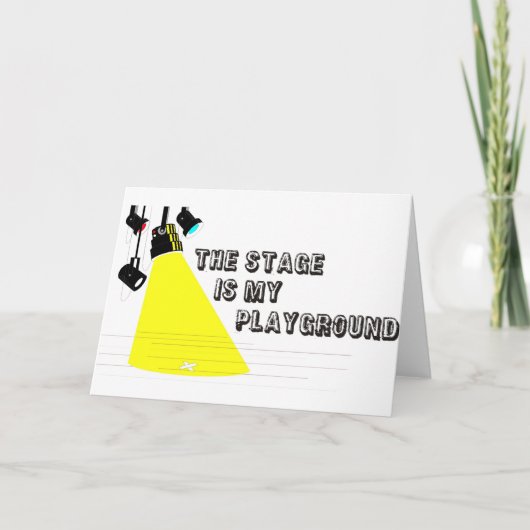 Carte StageIsMyPlayground (Devant)