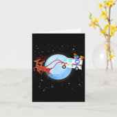 Carte Stal Worker Christmas Mail Truck Funny Mailman Gif (Fleur jaune)