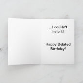 Carte Stan Laurel Anniversaire (Intérieur)