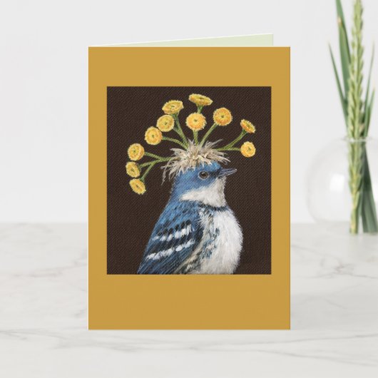Carte Stan the cerulean warbler card (Devant)