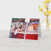 Carte stand alimentaire, Mexico Greeting Card (Fleur jaune)