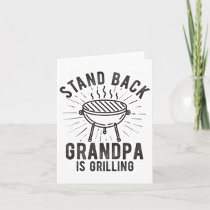 Carte Stand Byck Grandpa Grill Bbq Pères Amoureux D