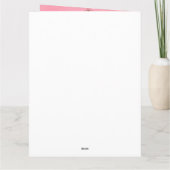 Carte Stand de bisous pour chien de la Saint-Valentin po (Dos)