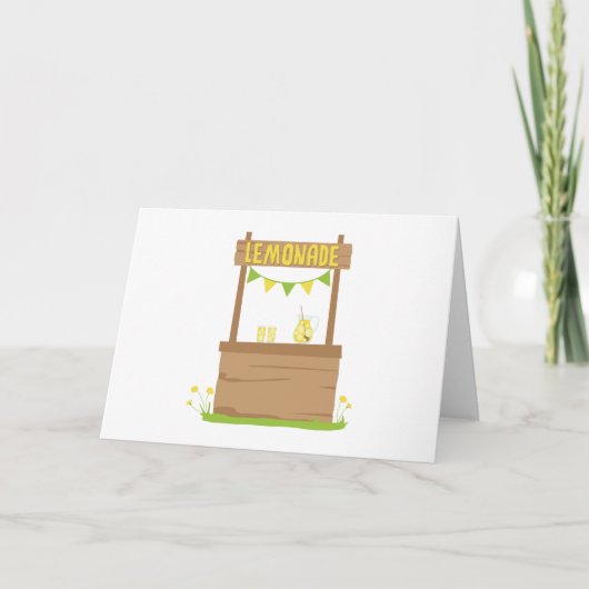 Carte Stand de citronnade (Devant)