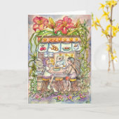 Carte Stand de nuit (Fleur jaune)