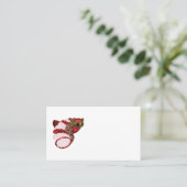 Carte standard de remise de hibou (Debout devant)