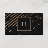 Carte standard professionnelle minimaliste monogra (Devant)