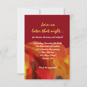 Carte Star Bat Bar Mitzvah Party