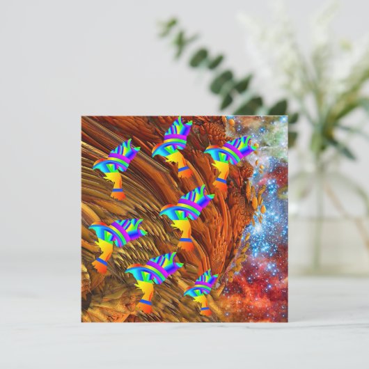 Carte Star Birds (Debout devant)