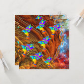 Carte Star Birds (Devant/Arrière en situation)