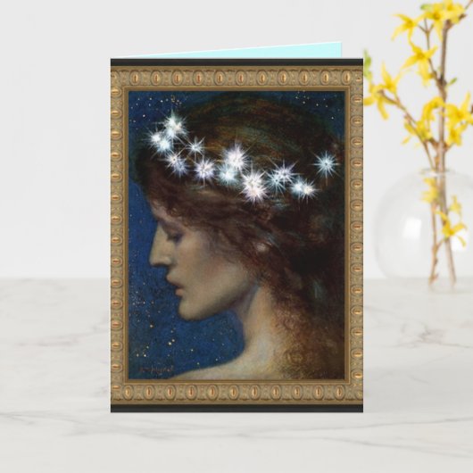 Carte Star du ciel par Edward Robert Hughes (Fleur jaune)