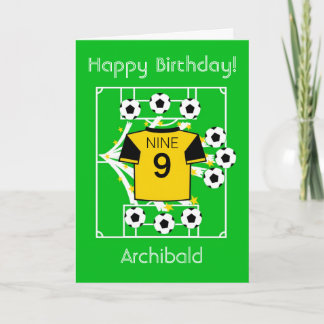 Carte Star du Football (Or et Noir)