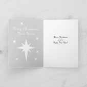 Carte Star of Bethlehem personalized Christmas (Intérieur)