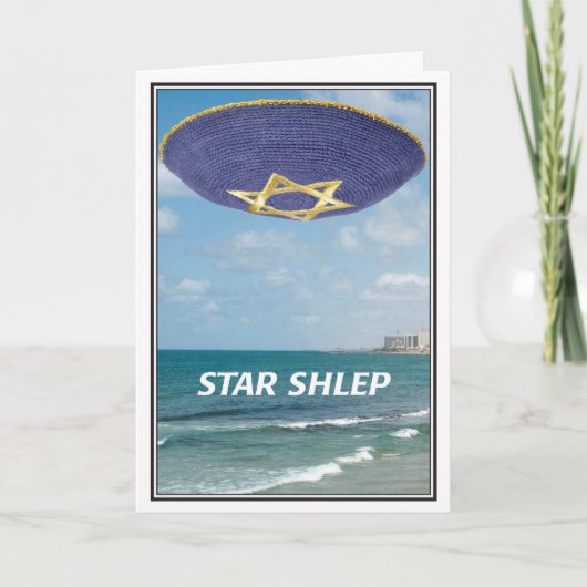 Carte Star Shlep Jewish Birthday Card (Devant)