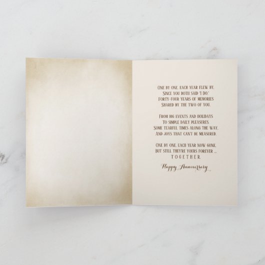 Carte Starfish 44th Anniversary (Intérieur)