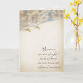 Carte Starfish 51st Anniversary (Fleur jaune)