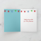 Carte Starfish de Noël avec Cocktail (Intérieur)