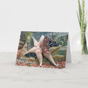 Carte Starfish Humour pour la pensée de vous