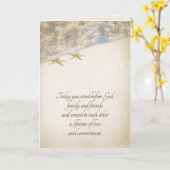 Carte Starfish mariage (Fleur jaune)