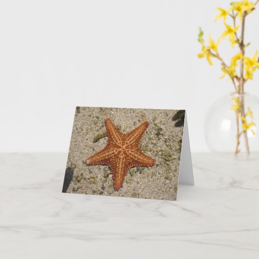 Carte Starfish notecard (Fleur jaune)