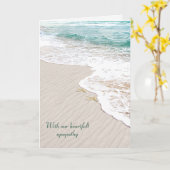 Carte Starfish sur Ocean Beach Sympathy (Fleur jaune)