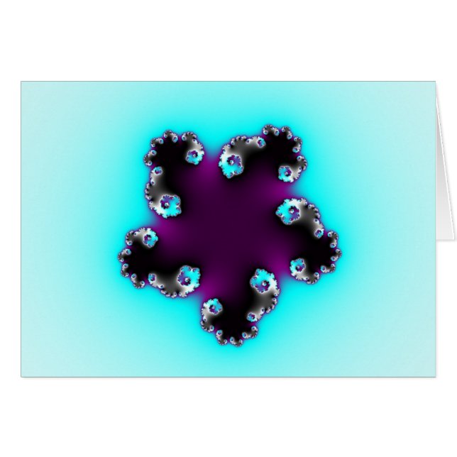 Carte Starfish violette (Devant horizontal)