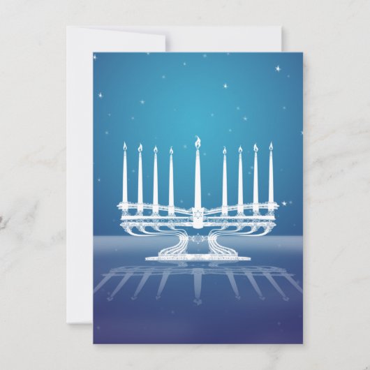 Carte Starlit Menorah II (Devant)