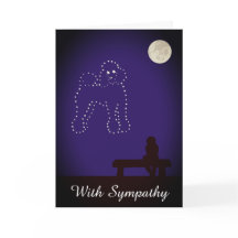 Starry Night Animaux Poodé Chien Sympathie
