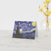 Carte Starry Night by van Gogh (Fleur jaune)