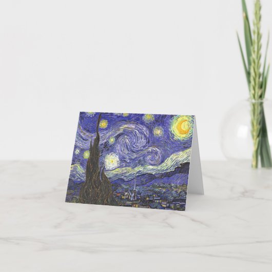 Carte Starry Night by van Gogh (Devant)