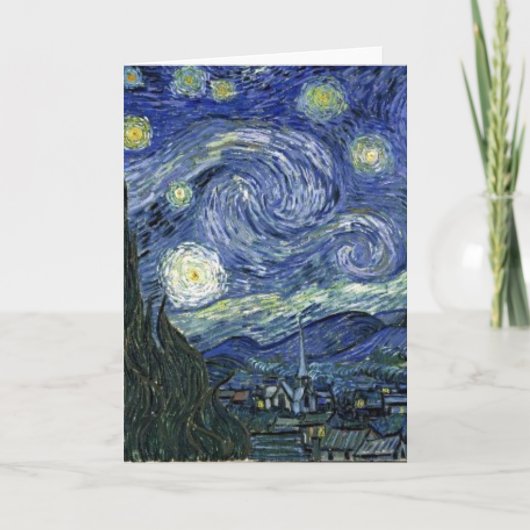 Carte Starry Night by Van Gogh (Devant)