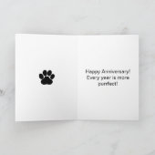 Carte Starry Night Cat Anniversary (Intérieur)