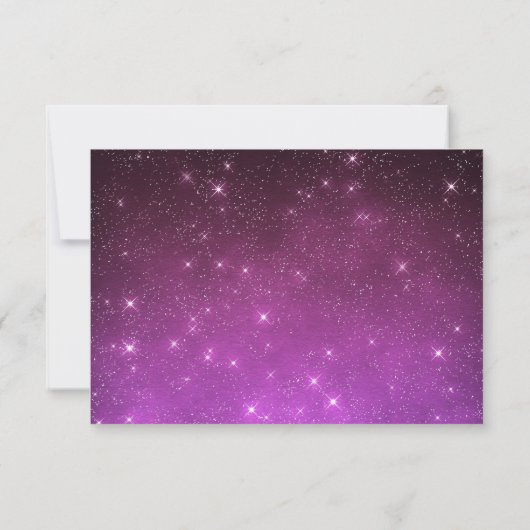 Carte Starry Night Charity En remplacement de Faveurs Ma (Dos)