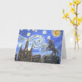 Carte Starry Night French Quarter (Fleur jaune)