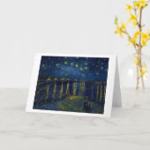Carte Starry Night, Vincent van Gogh (Fleur jaune)
